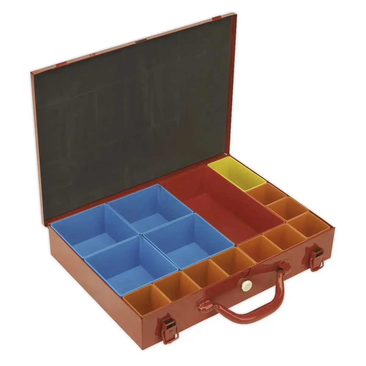 Sealey Metal Case With 15 Storage Bins 1