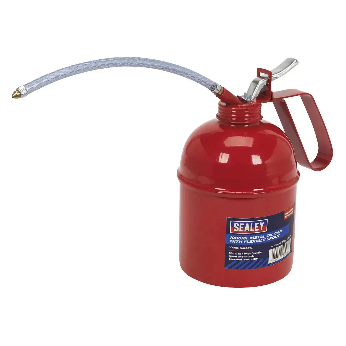 Sealey Metal Oil Can Flexible Spout 1000Ml 1