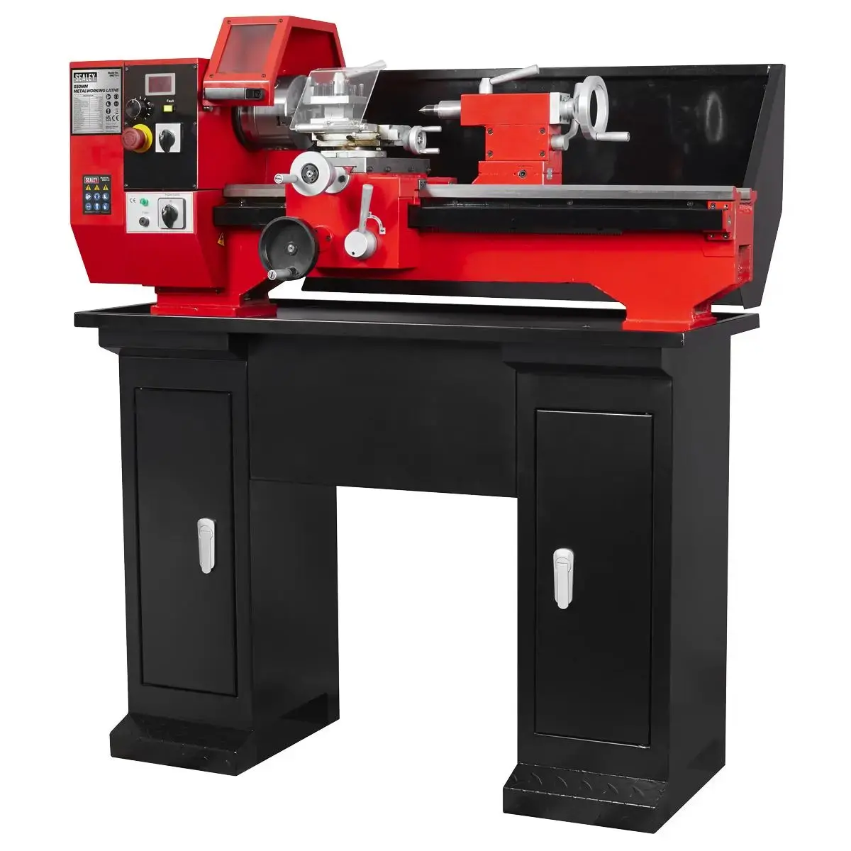 Sealey Metalworking Lathe 500Mm Between Centres With Floor Stand 1