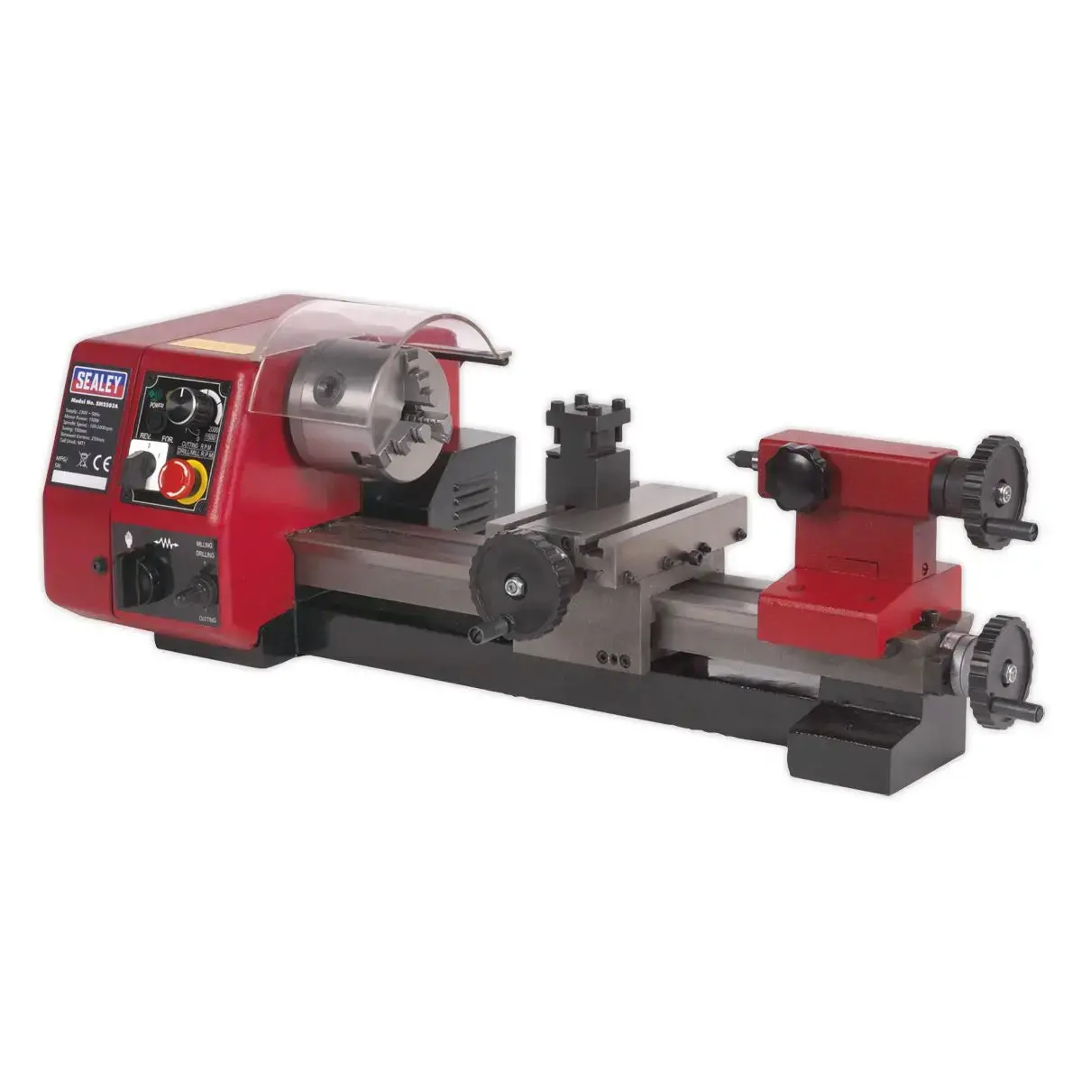 Sealey Metalworking Mini Lathe 250Mm 1