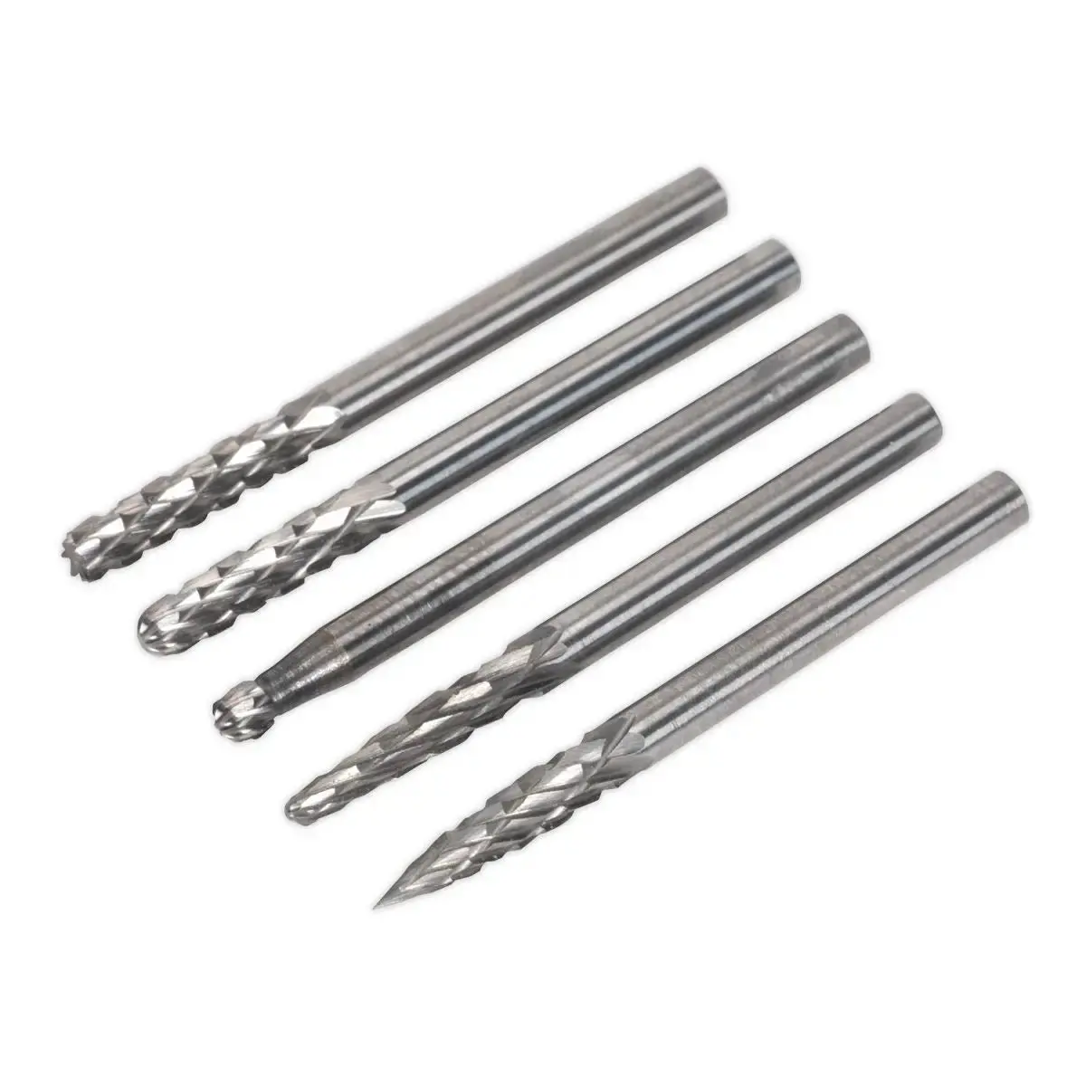 Sealey Micro Carbide Burr Set 5Pc 1