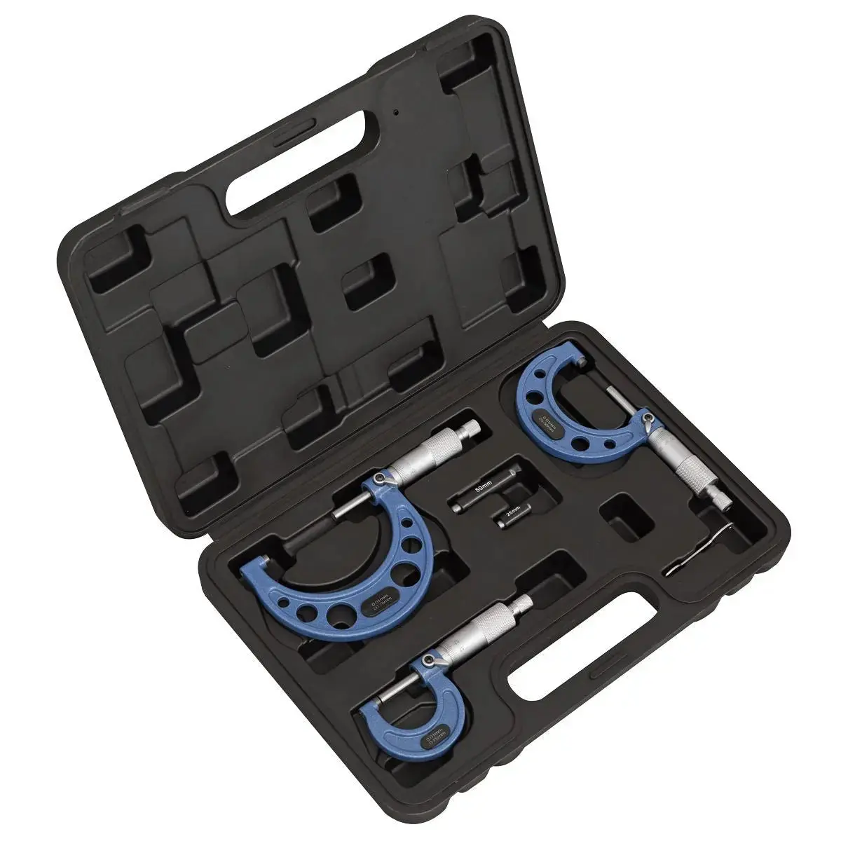 Sealey Micrometer Set 3Pc Metric 1