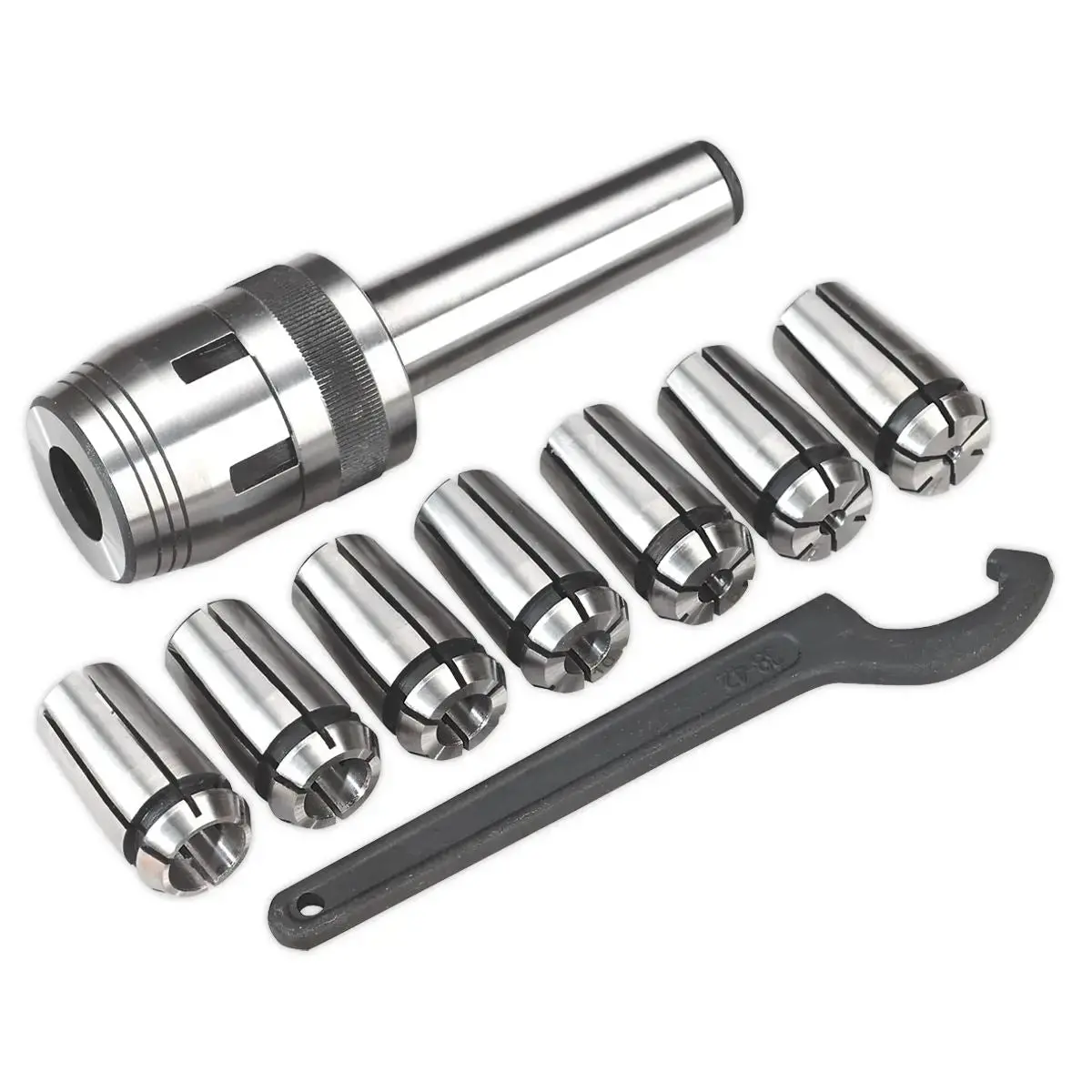 Sealey Mill Chuck Set Mt3-M12 Ø4-16Mm 1