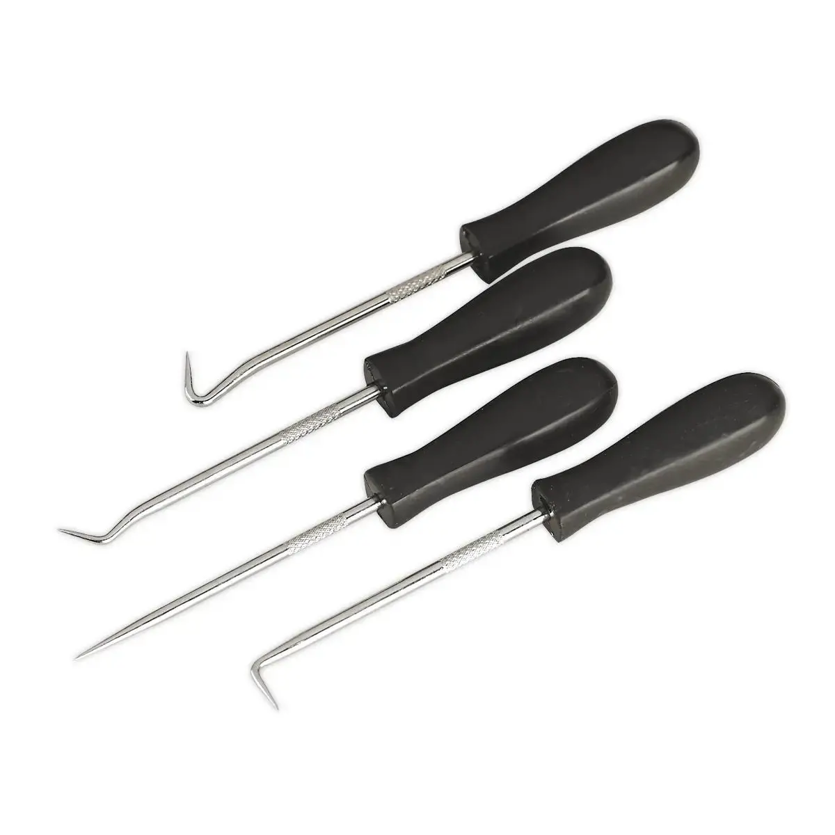 Sealey Mini Hook Set 4 Piece O-Ring Cotter Pin Oil Seal Removal Tool 1