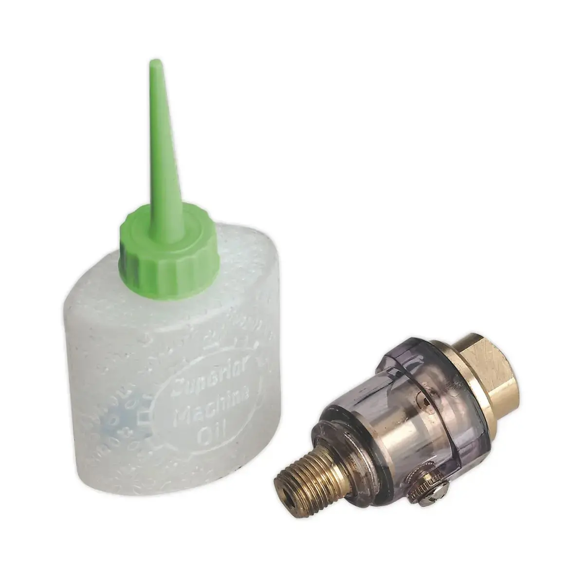 Sealey Mini In-Line Air Tool Oiler 1/4"Bsp With Filler 1