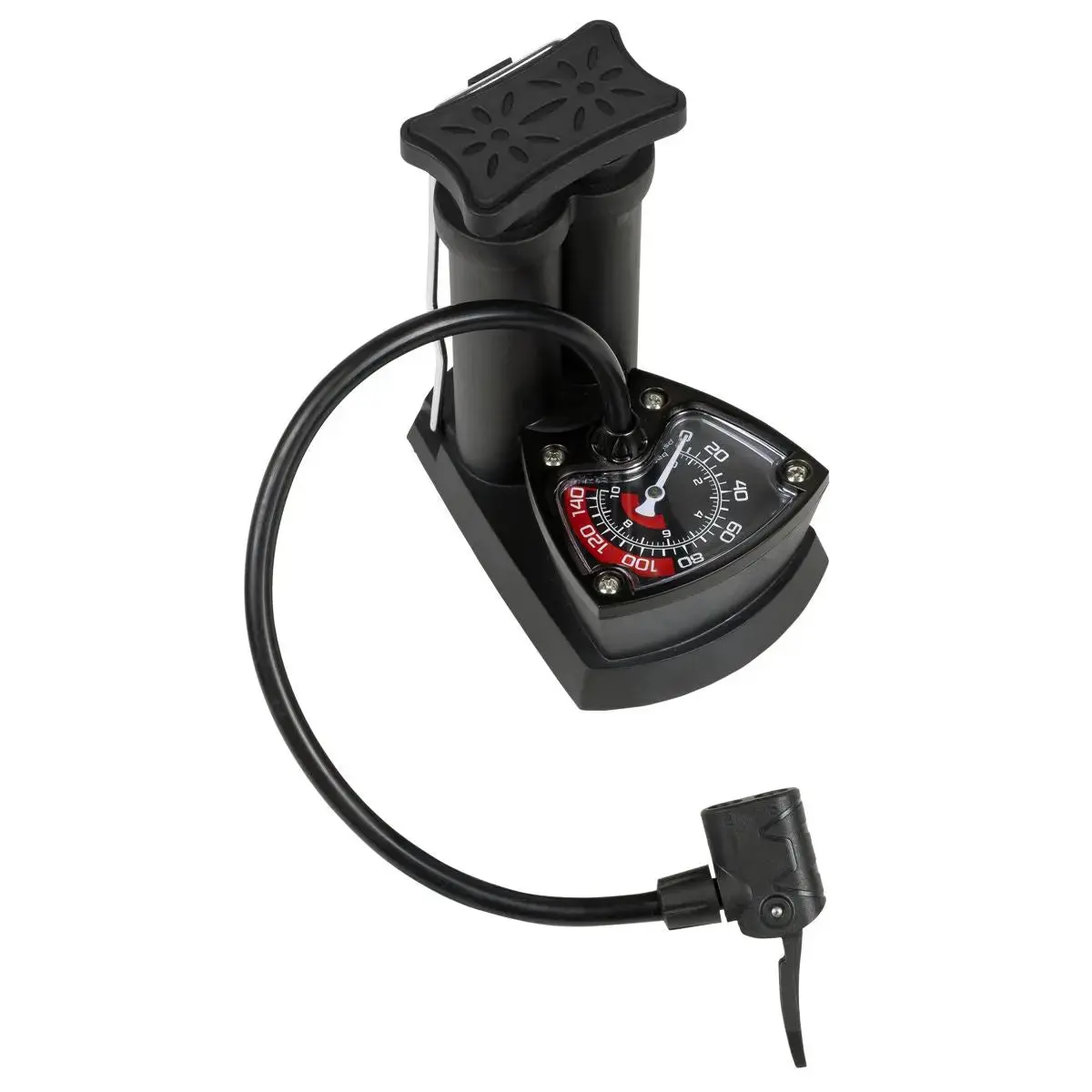 Sealey Mini Twin Barrel Bicycle Foot Pump 1
