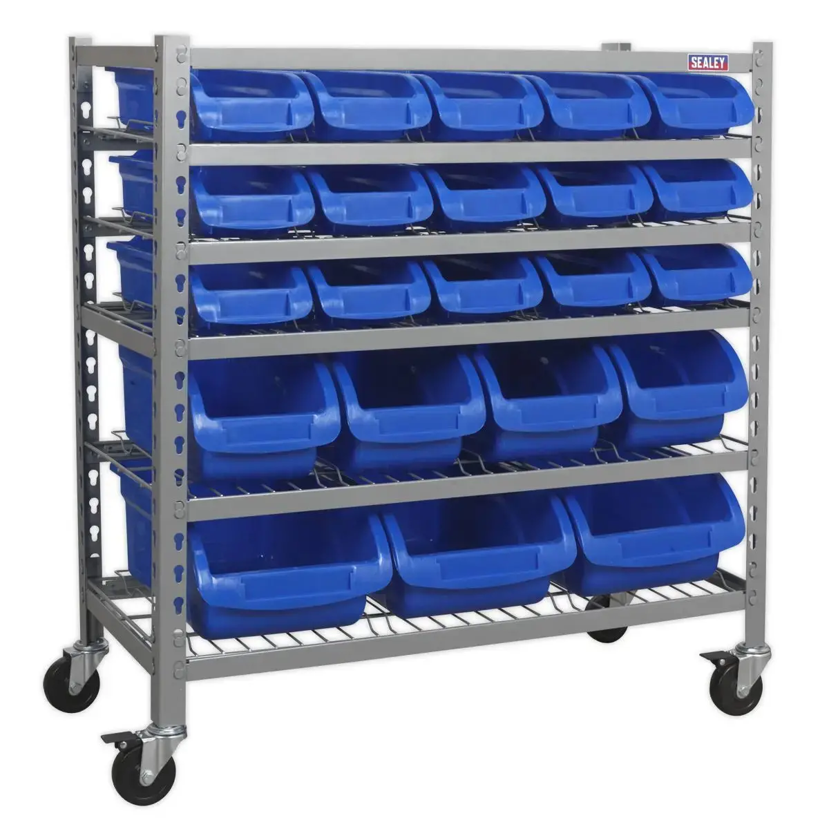 Sealey Mobile Bin Storage System 22 Bins 1