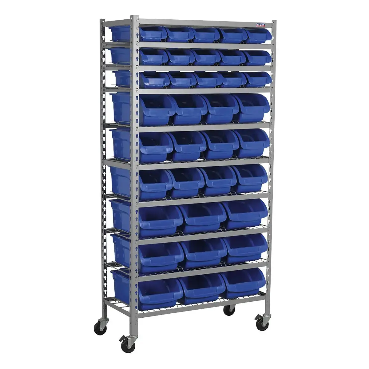 Sealey Mobile Bin Storage System 36 Bins 1