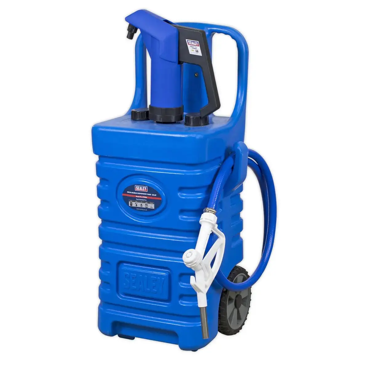 Sealey Mobile Dispensing Tank 55 Litre With Adblue Pump Blue 1