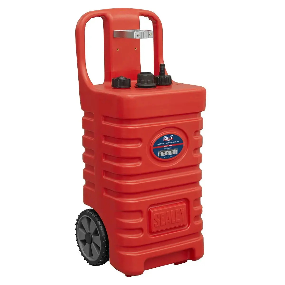 Sealey Mobile Dispensing Tank - Red 55Ltr 1
