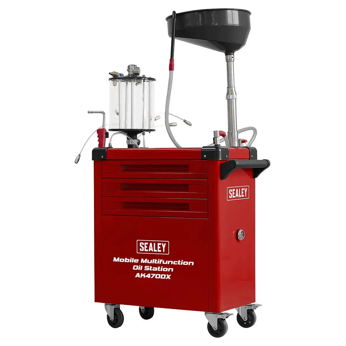Sealey Mobile Multifunction Oil Station With 61Pc Tool Set 1