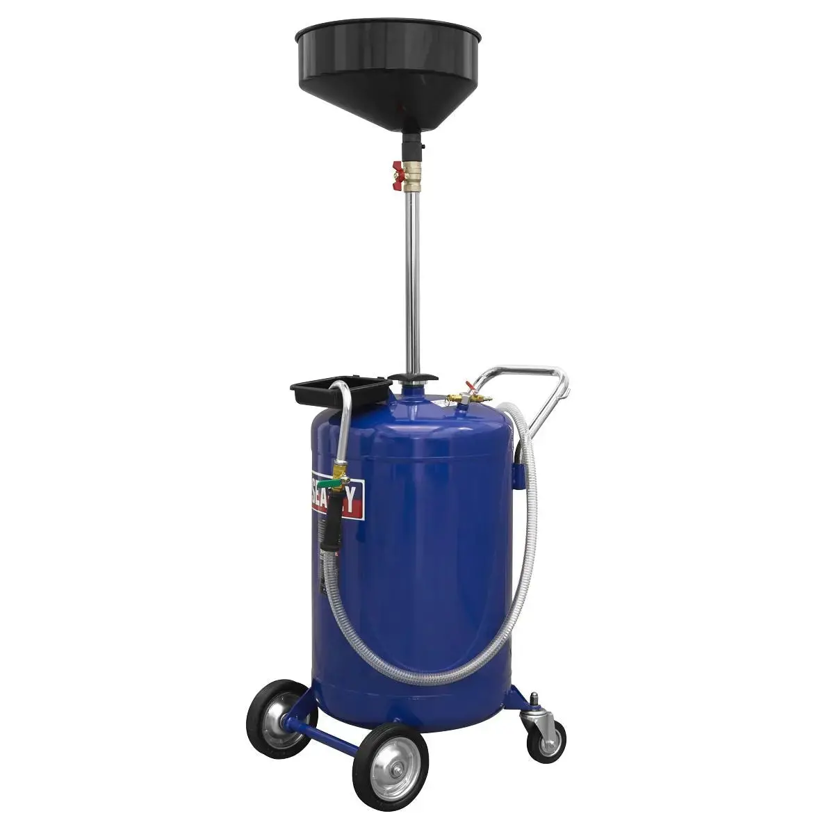 Sealey Mobile Oil Drainer 110L Air Discharge 1