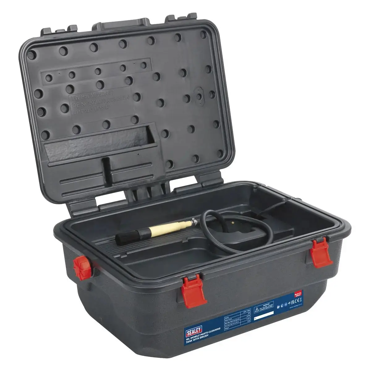 Sealey Mobile Parts Cleaning Tank With Brush 1