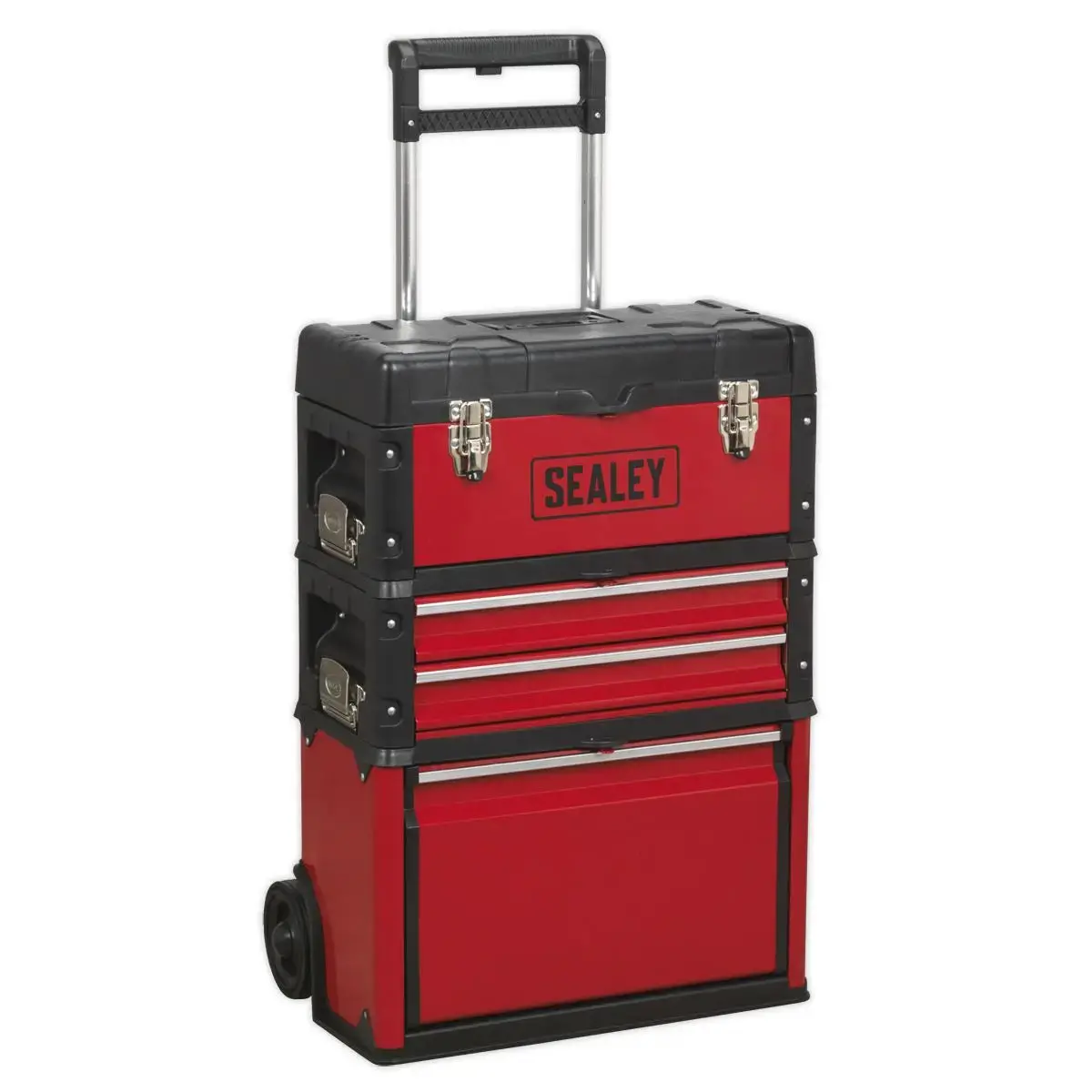 Sealey Mobile Steel/Composite Toolbox - 3 Compartment 1