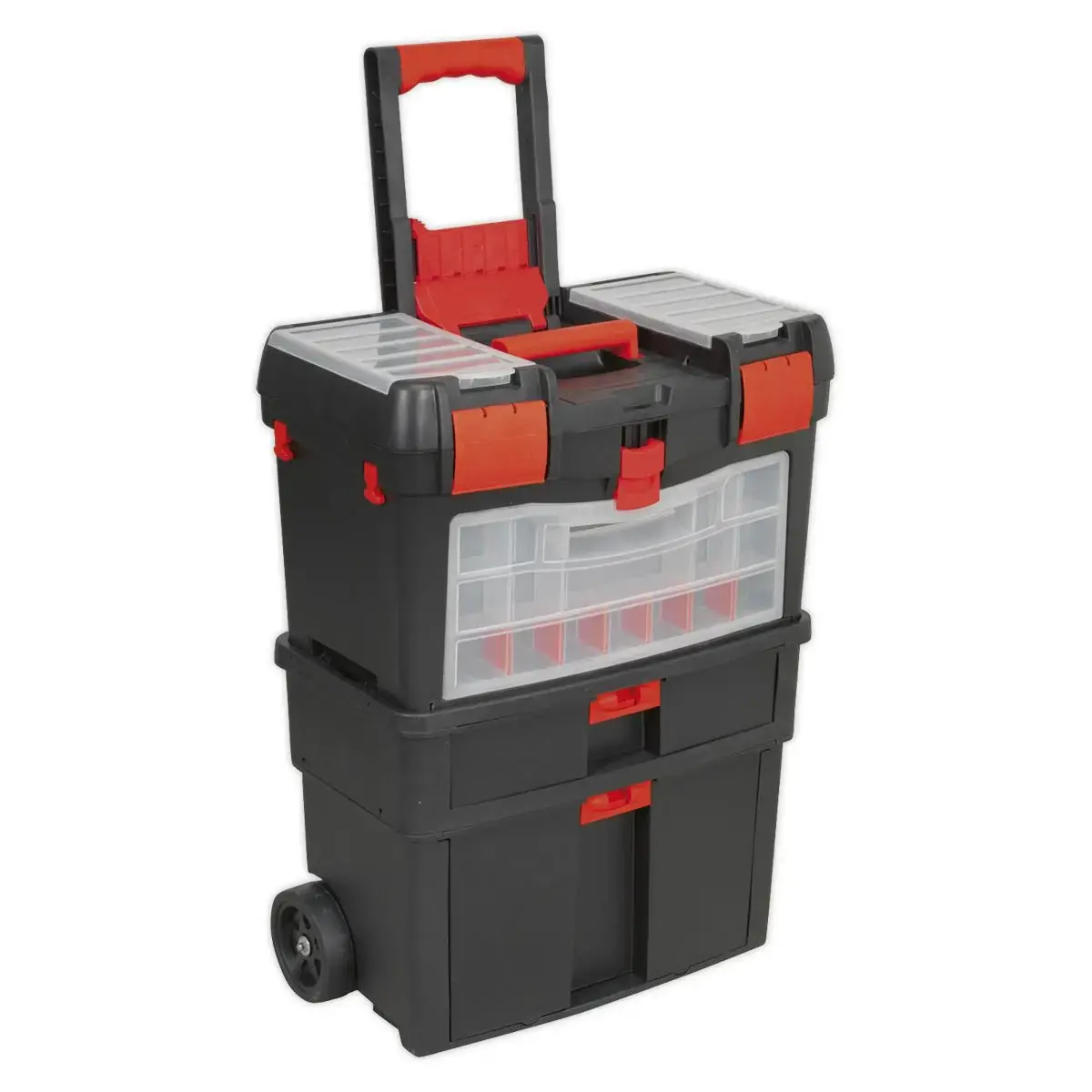 Sealey Mobile Toolbox With Tote Tray & Removable Assortment Box 1