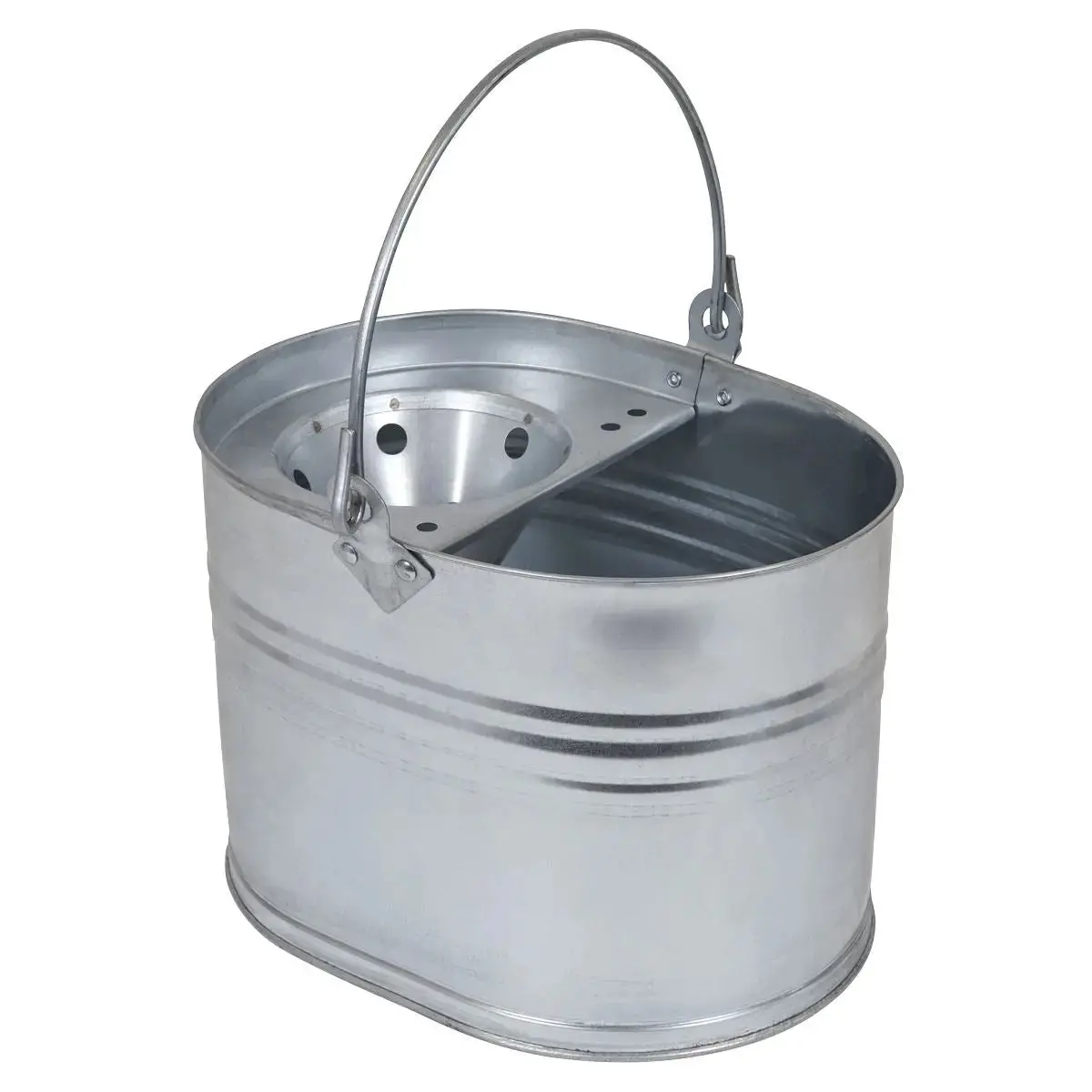 Sealey Mop Bucket 13L - Galvanized 1