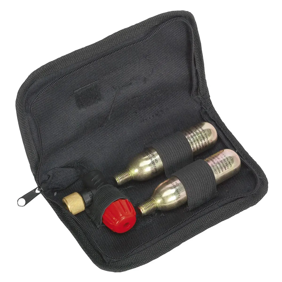 Sealey Motorcycle Co2 Emergency Tyre Inflator Kit 1