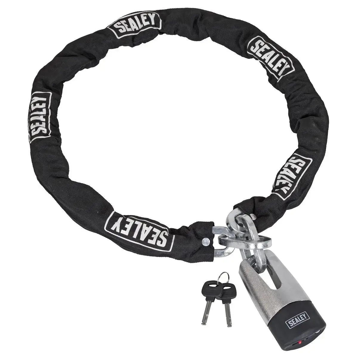 Sealey Motorcycle Chain & Disc Lock 10.5 X 10.5 X 1500Mm 4* Art Approved 1