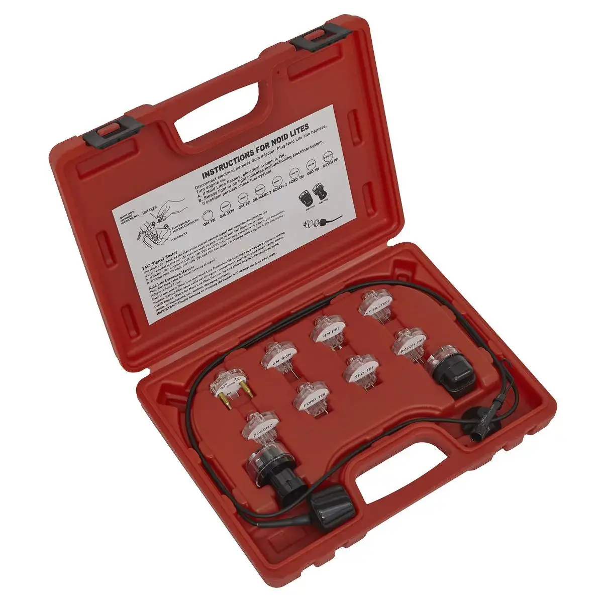 Sealey Noid Light/Iac Test Set 11Pc 1