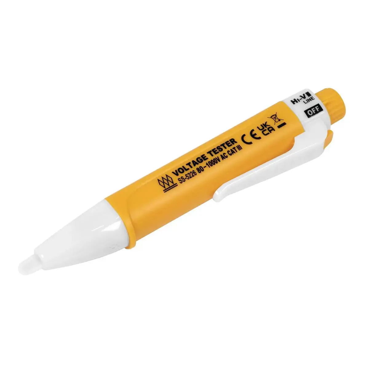Sealey Non Contact Voltage Tester 80-1000V Electrical Pen Detector Audible Indication 1