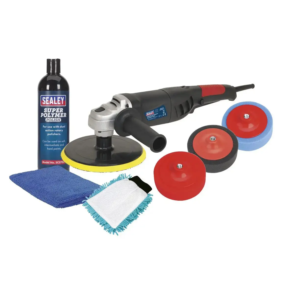 Sealey Ø180mm Pro Electric Polisher Kit 1100W/230V 1