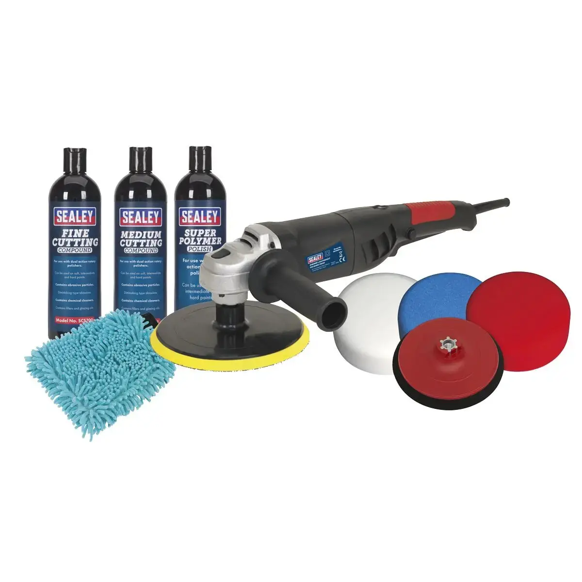 Sealey Ø180mm Pro Polishing & Compounding Kit 1100W/230V 1