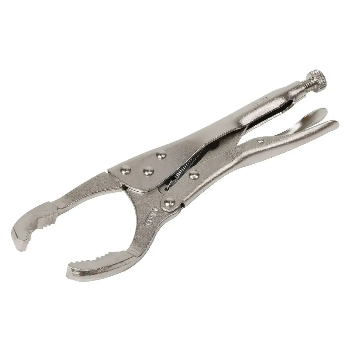 Sealey Ø45-130Mm Oil Filter Locking Pliers - Angled 1