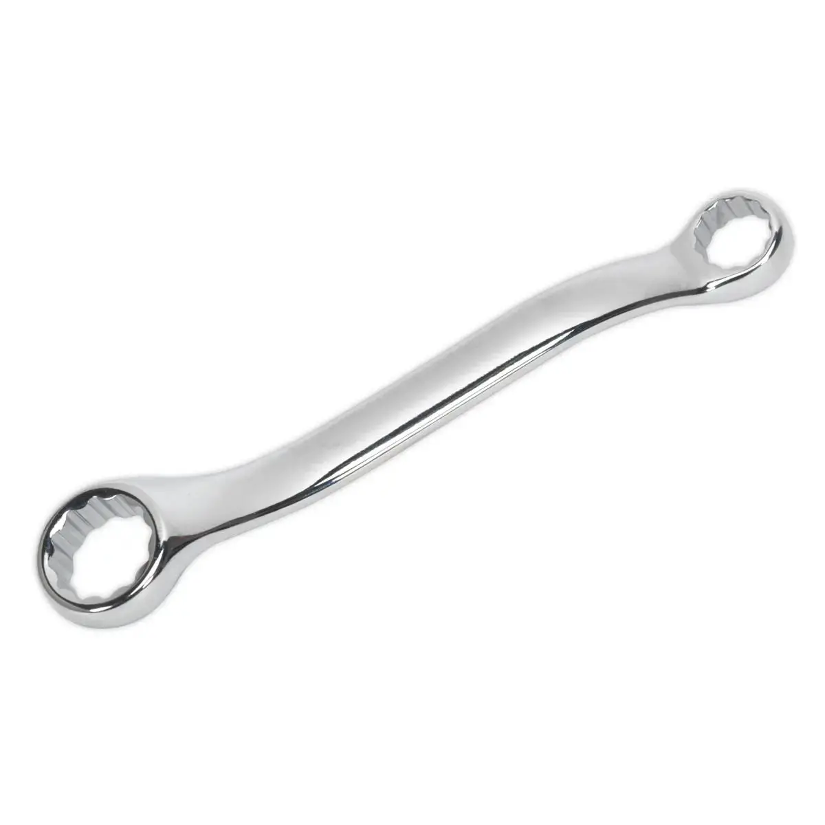 Sealey Offset Stubby Ring Rowing Spanner 10Mm X 13Mm Double End Rigger Jigger 1