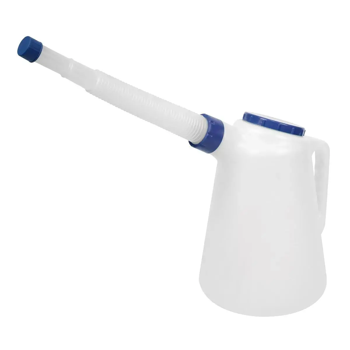 Sealey Oil Container With Blue Lid & Flexible Spout 5L 1