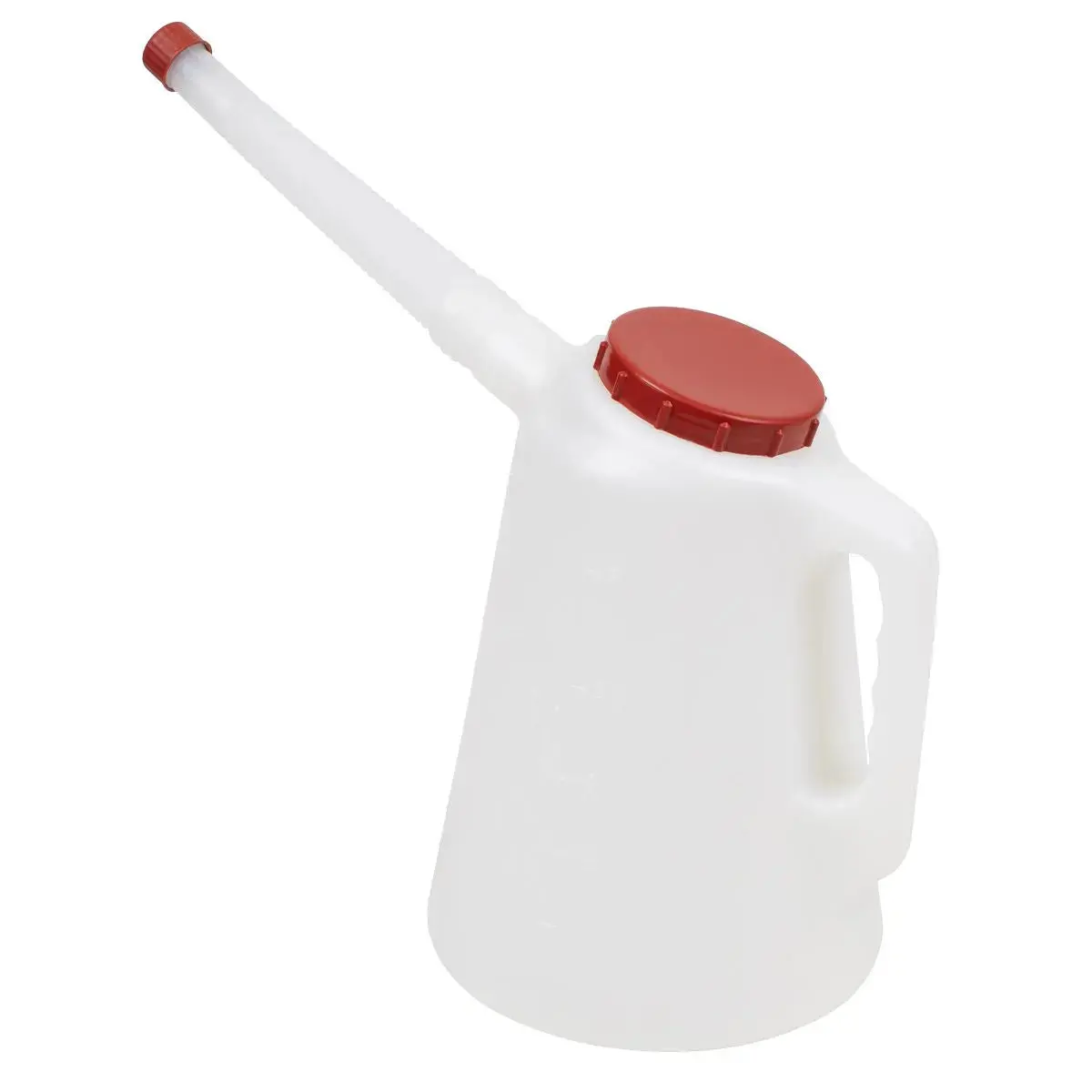 Sealey Oil Container With Flexible Spout 3L - Red Lid 1