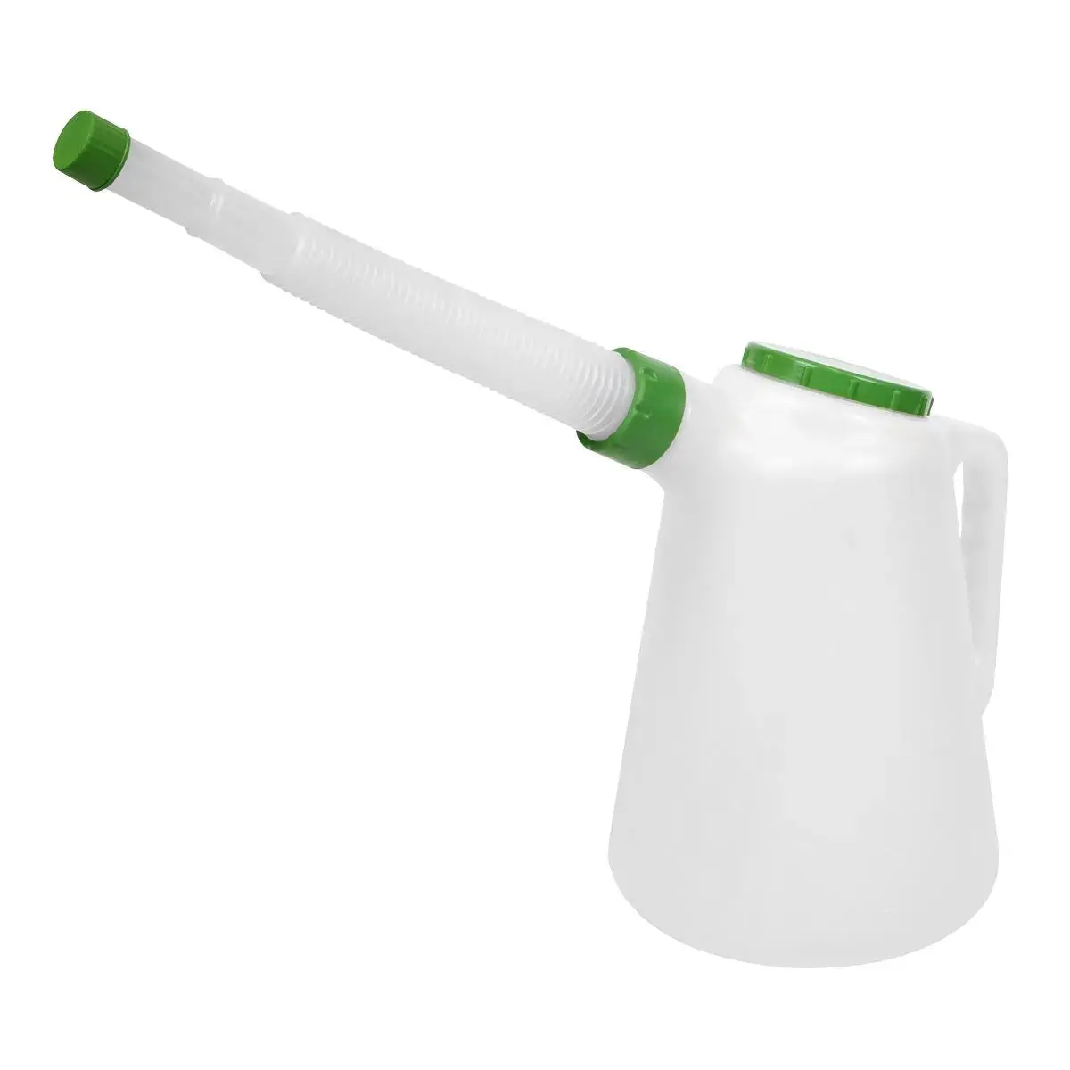 Sealey Oil Container With Green Lid & Flexible Spout 5L 1