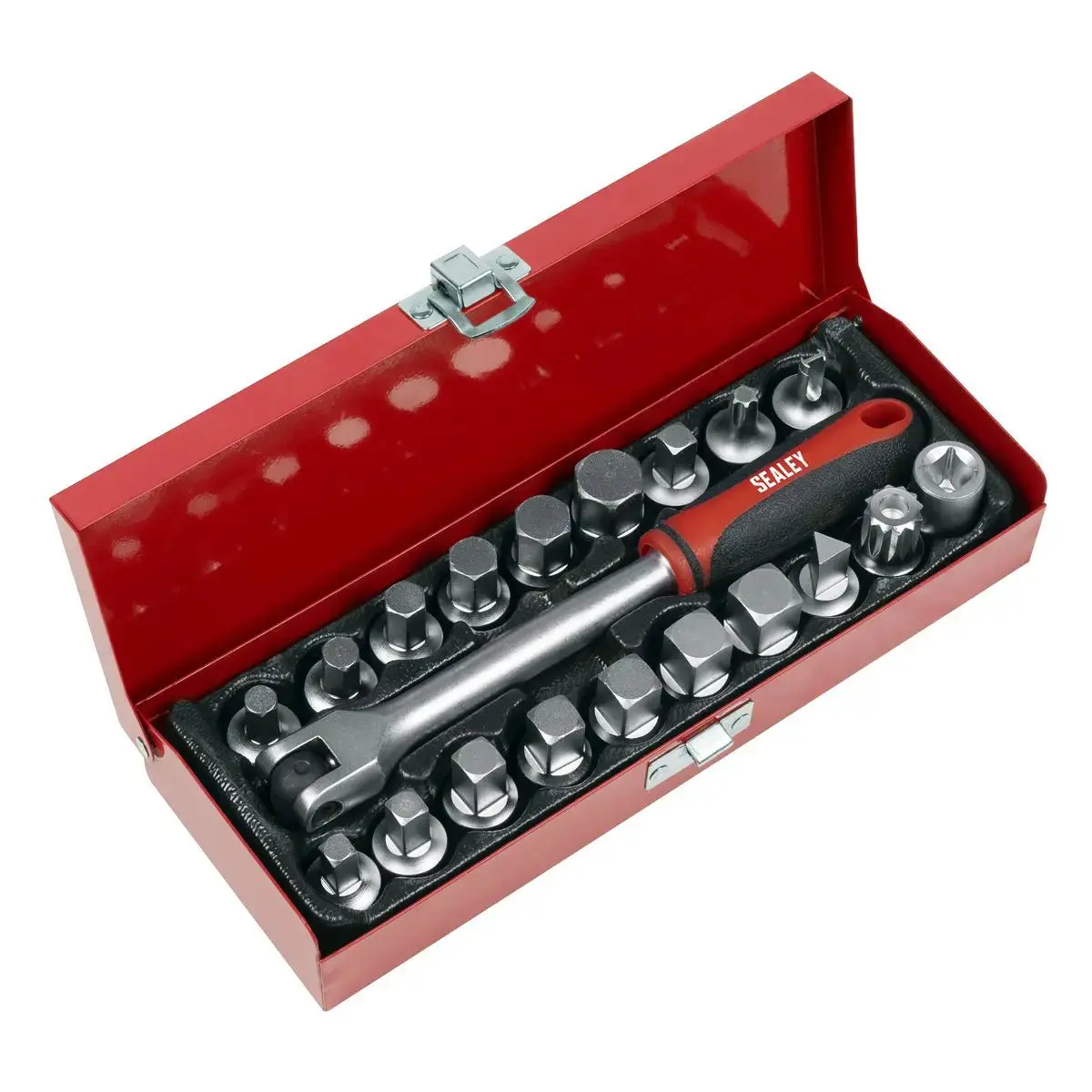 Sealey Oil Drain Plug Key Set 3/8"Sq Drive 20Pc 1