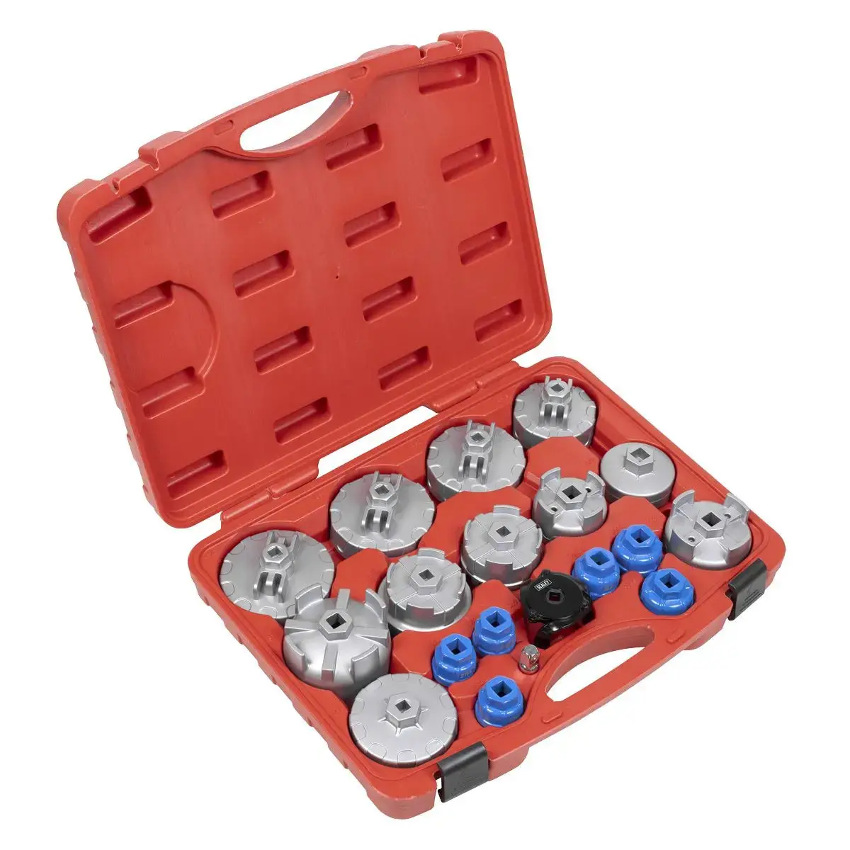 Sealey Oil Filter Cap Wrench Set 19Pc 1