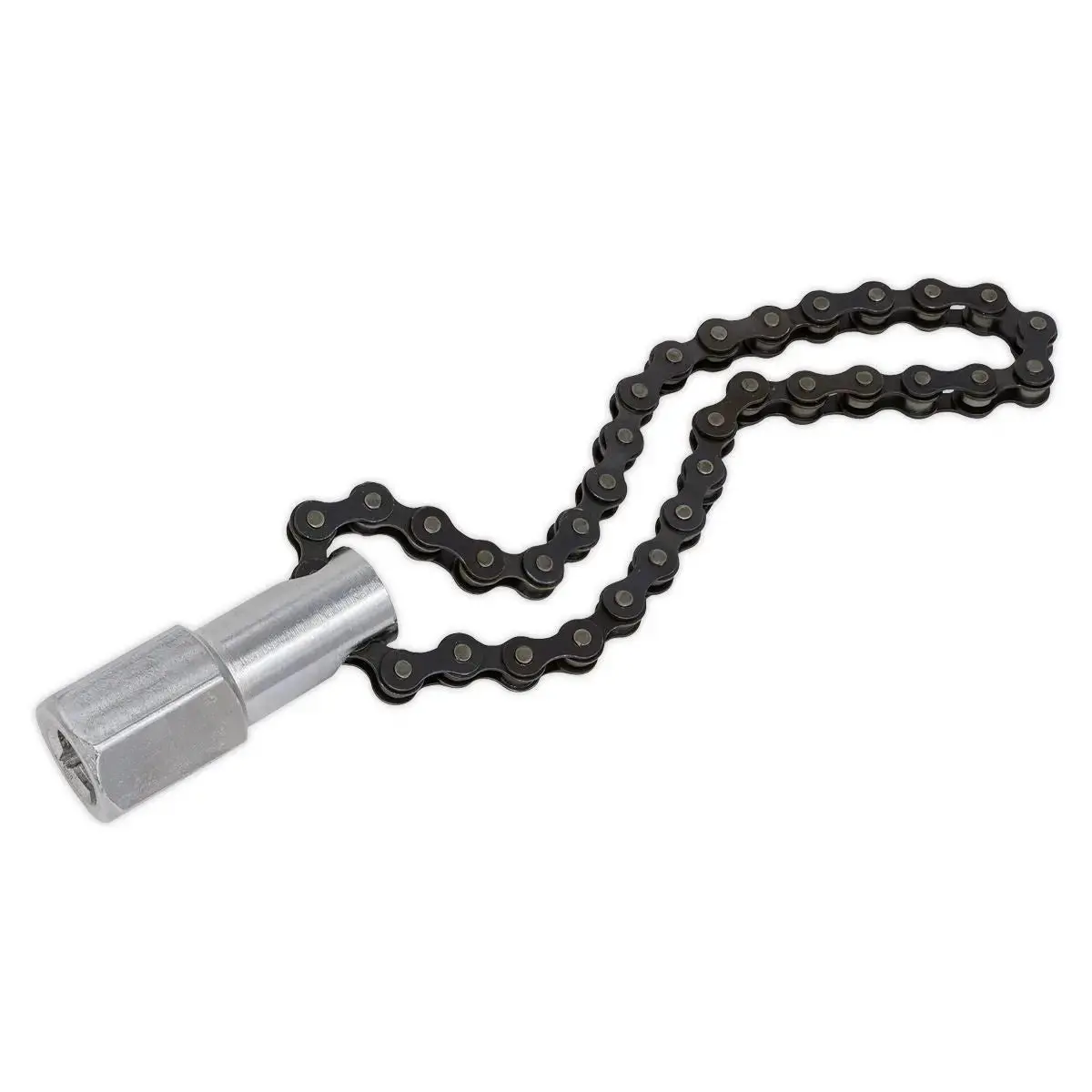 Sealey Oil Filter Chain Wrench Ø135mm Capacity 1/2"Sq Drive 1