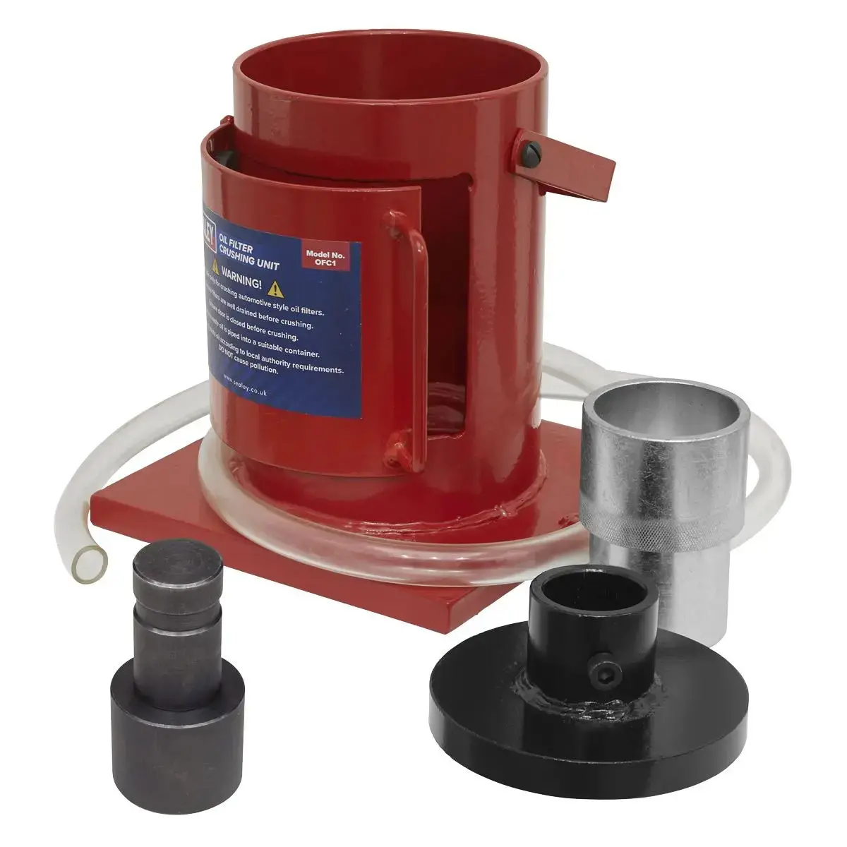 Sealey Oil Filter Crusher & Adaptor Combo 1
