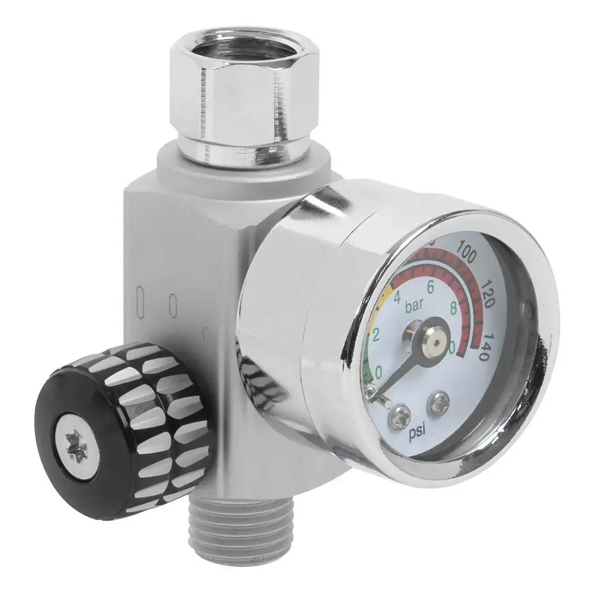 Sealey On Gun Pressure Regulator/Gauge Spray Gun Air Tool Accessories 1