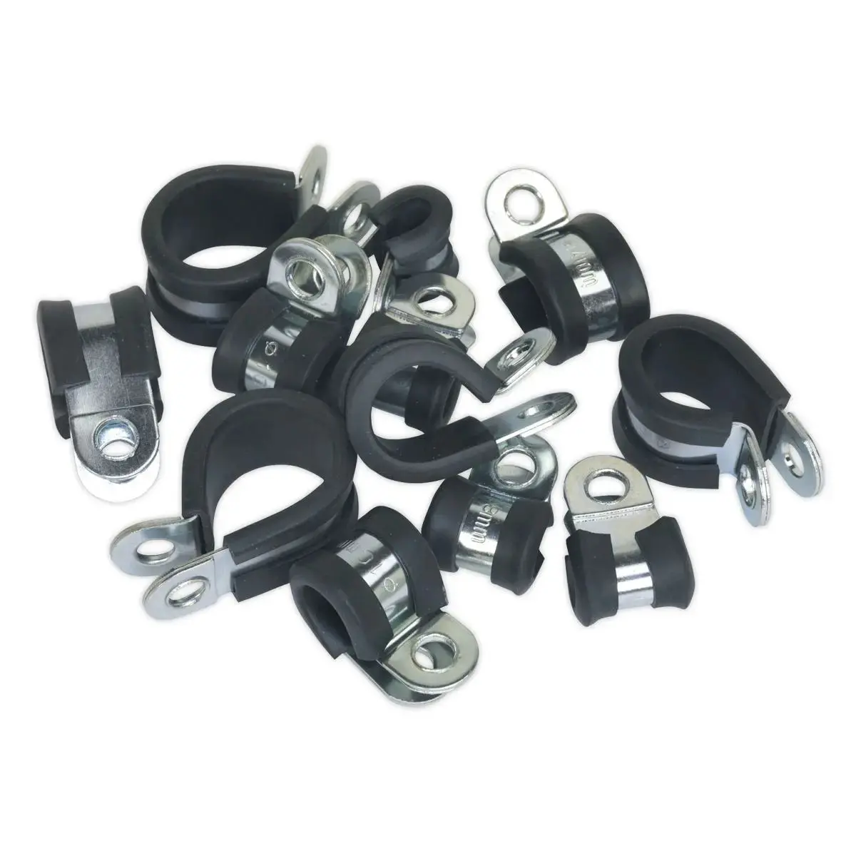 Sealey P-Clip Rubber Lined Assortment 60Pc 1