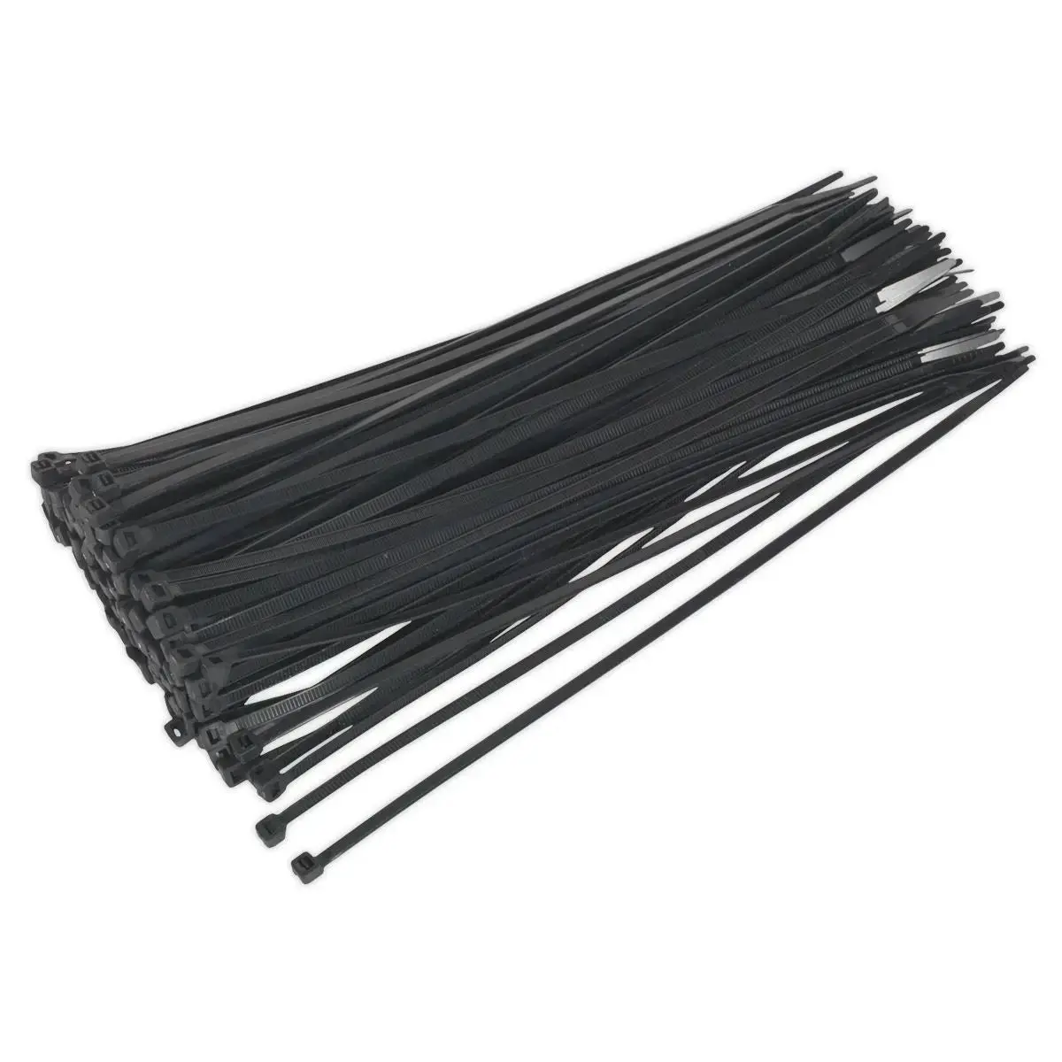 Sealey Pack Of 100 Black Cable Tie 300Mm X 4.8Mm 1
