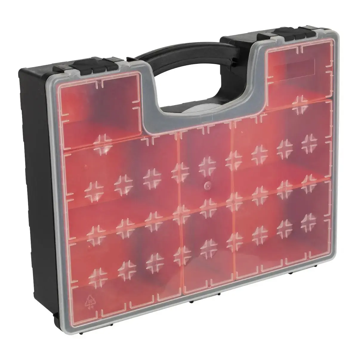 Sealey Parts Storage Case Organiser With 8 Removable Compartments Tool Screw Box 1