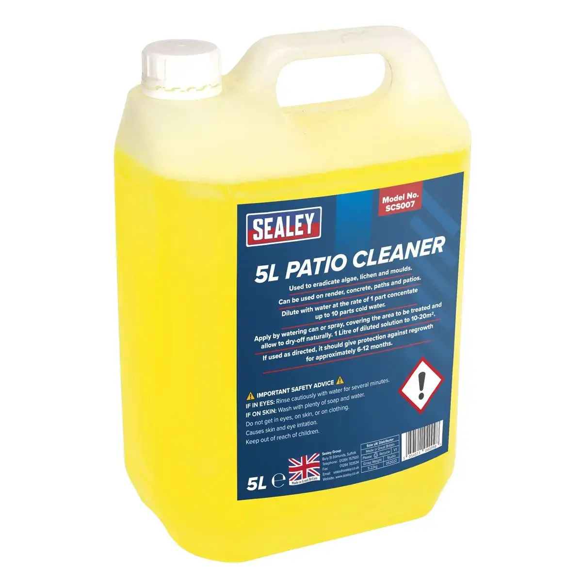 Sealey Patio Cleaner 5L 1