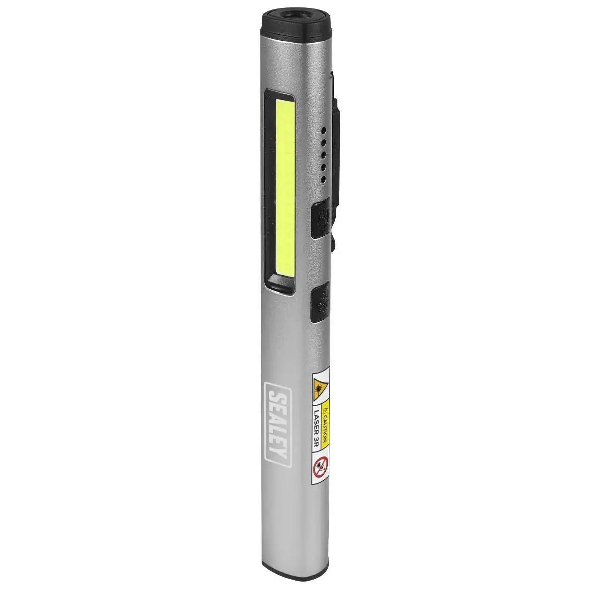 Sealey Penlight Torch With Uv 5W Cob & 3W Smd Led With Laser Pointer Rechargeable 1