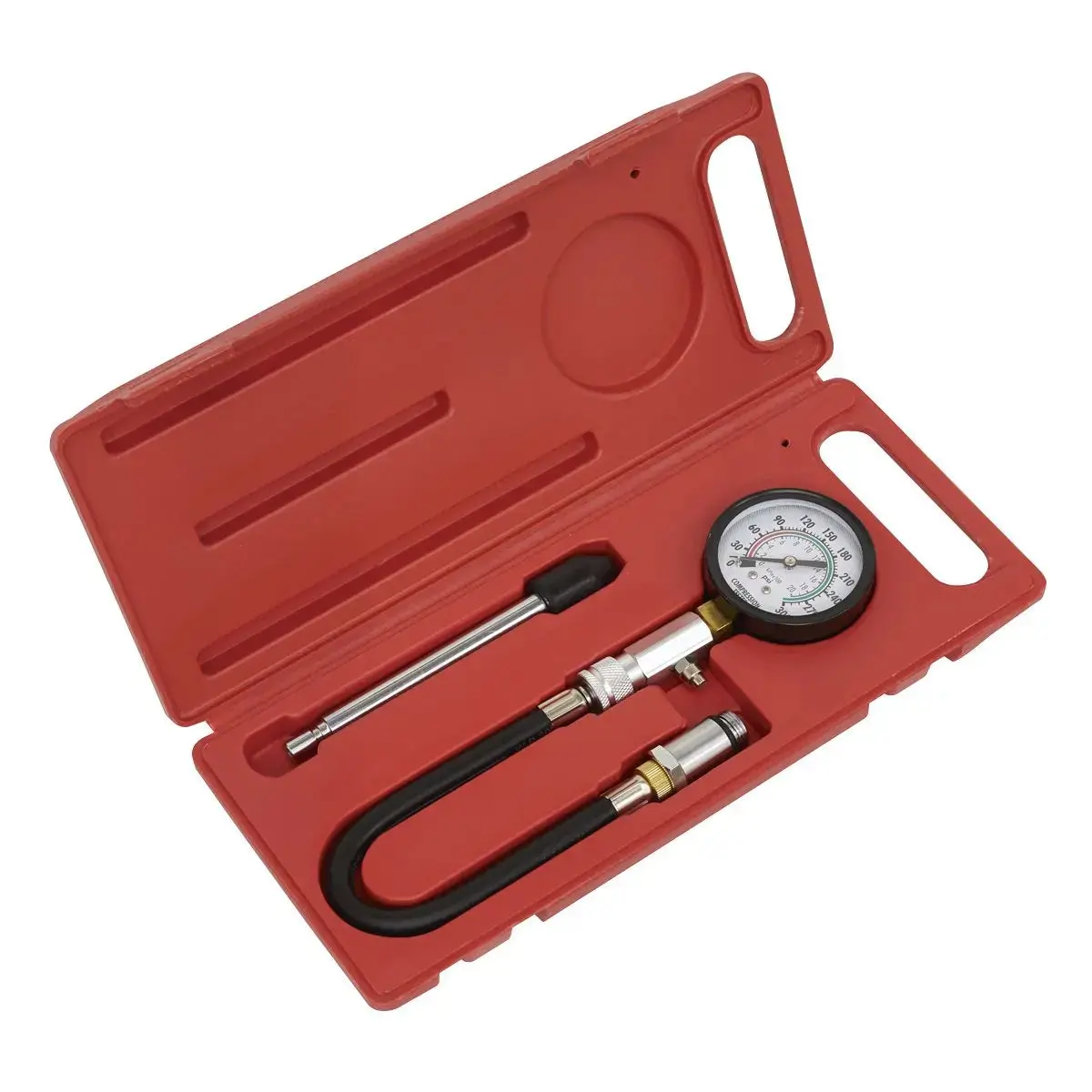 Sealey Petrol Engine Compression Test Kit 3Pc 1