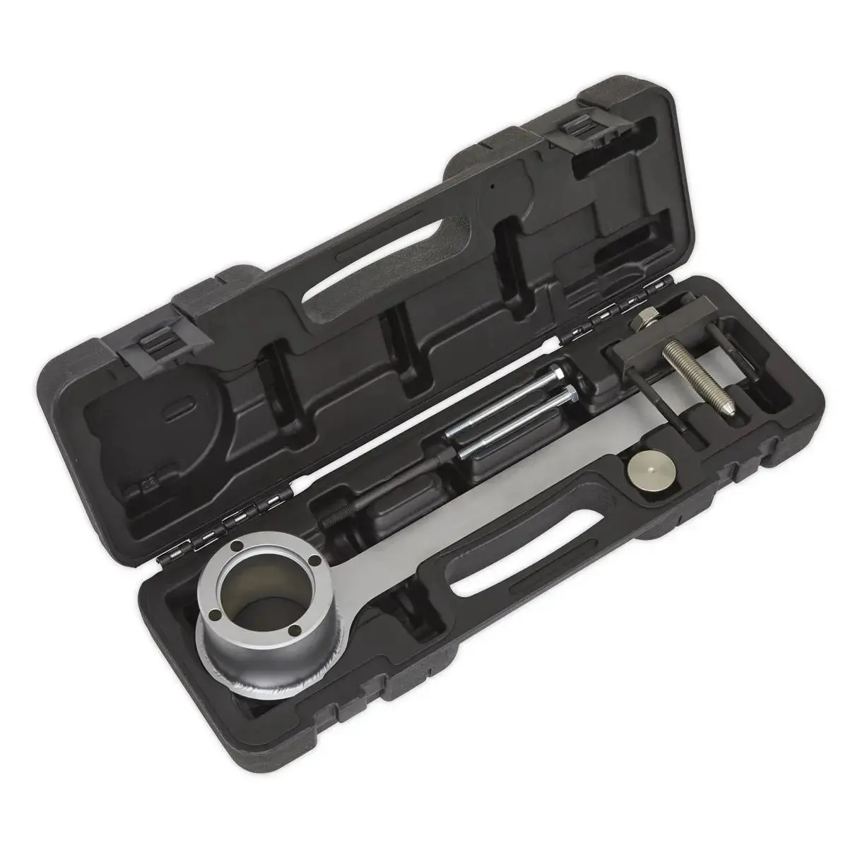 Sealey Petrol Engine Crankshaft Pulley Removal/Installation Kit - For Jaguar, Land Rover V8 - Chain Drive 1