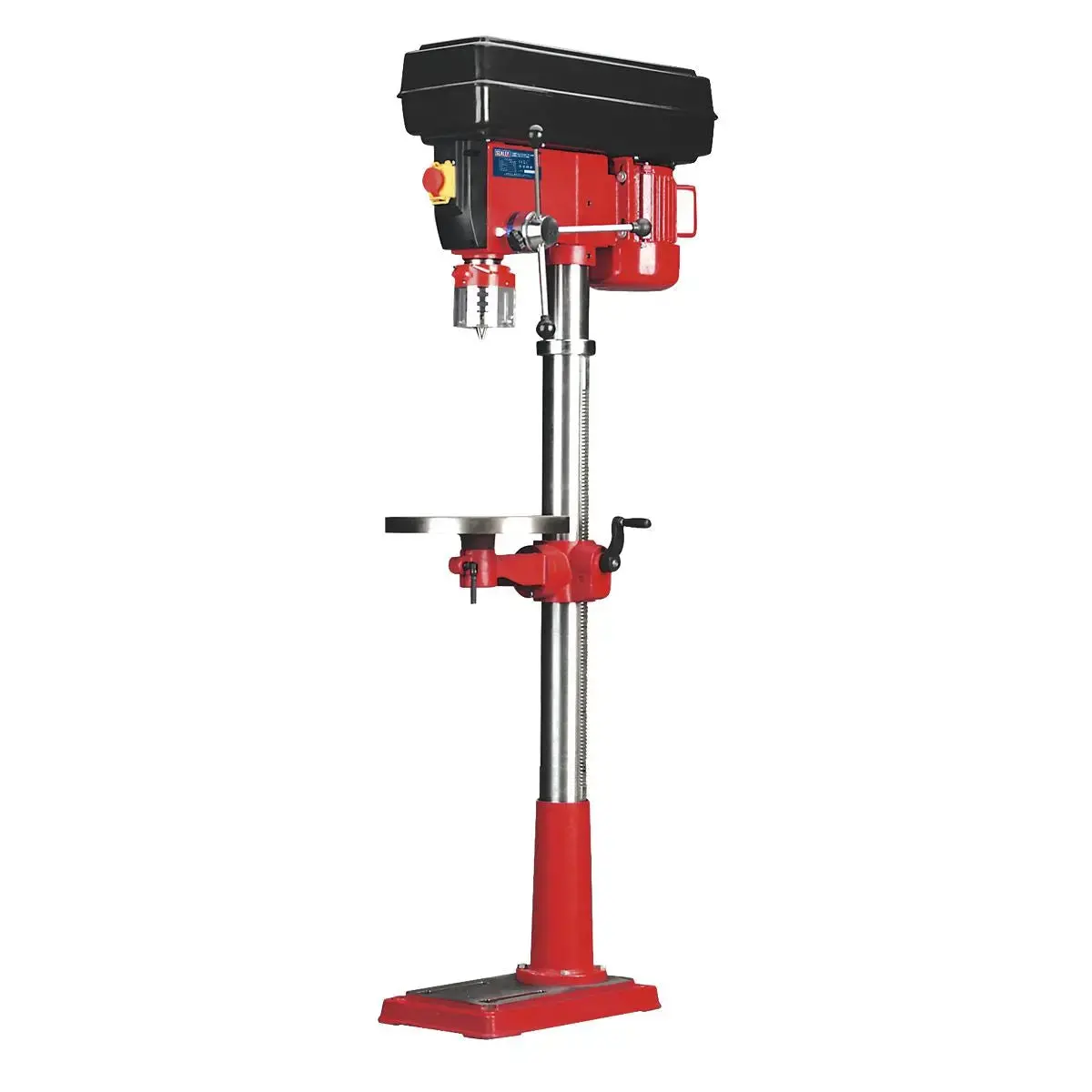 Sealey Pillar Drill Floor Variable Speed 1630Mm Height 650W/230V 1