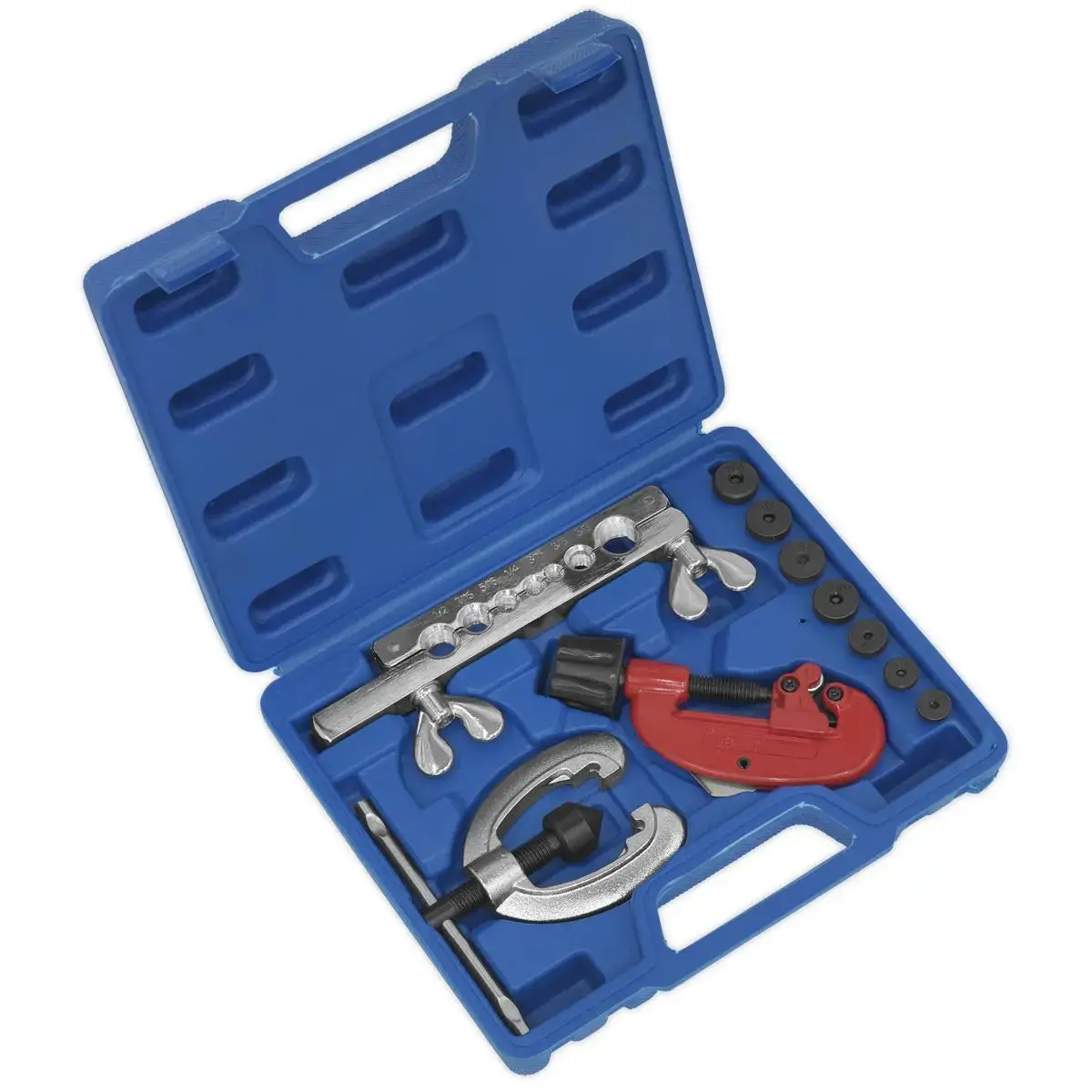 Sealey Pipe Flaring & Cutting Kit 10Pc 1