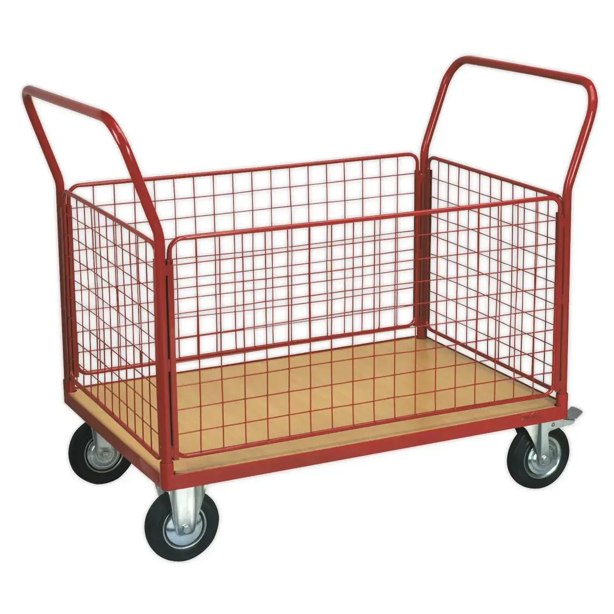 Sealey Platform Truck With 4 Removable Sides 300Kg 1200 X 800Mm 1