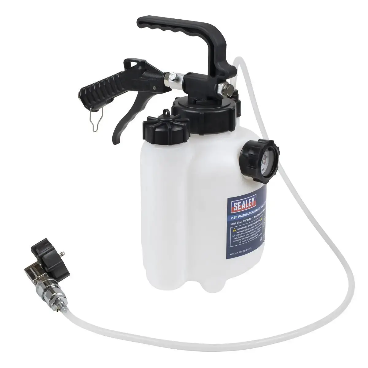 Sealey Pneumatic Brake & Clutch Bleeder 2.5L 1
