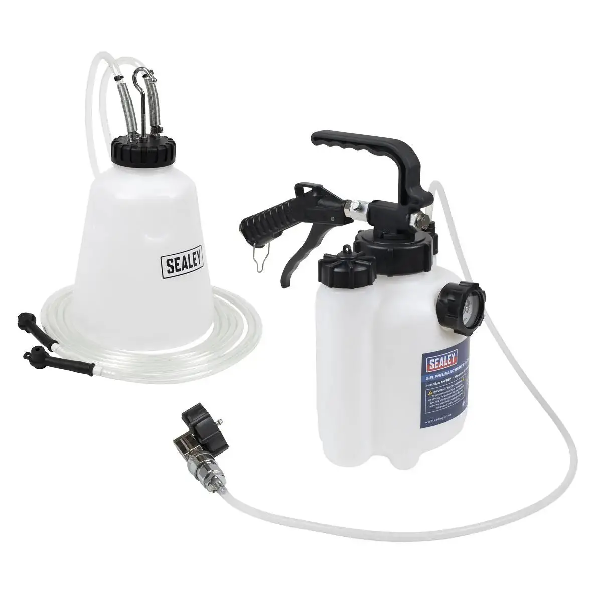 Sealey Pneumatic Brake & Clutch Bleeding System 1