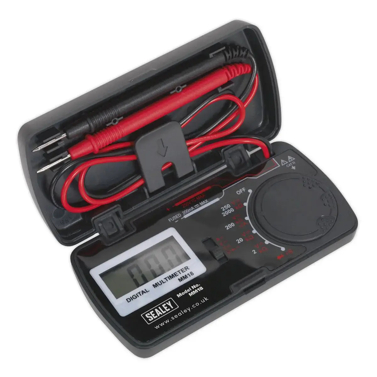 Sealey Pocket Multimeter Ac Dc Voltage Resistance Electrican Compact 1