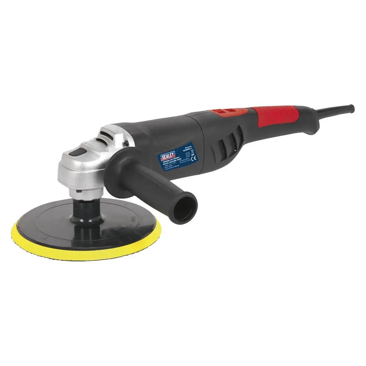 Sealey Polisher Digital Ø180mm 1100W/230V Lightweight 1